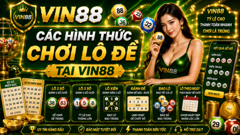 Các Hình Thức Chơi Lô Đề Tại Vin88