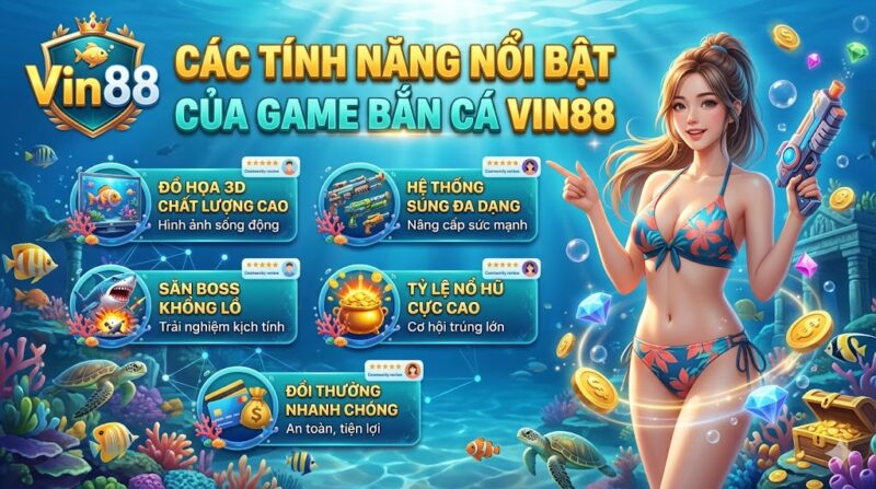 Các Tính Năng Nổi Bật Của Game Bắn Cá Vin88
